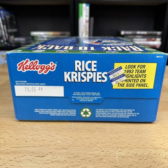 Rice Krispies Toronto Blue Jays 1992 World Series Commemorative Cereal Box - Picture 5 of 7
